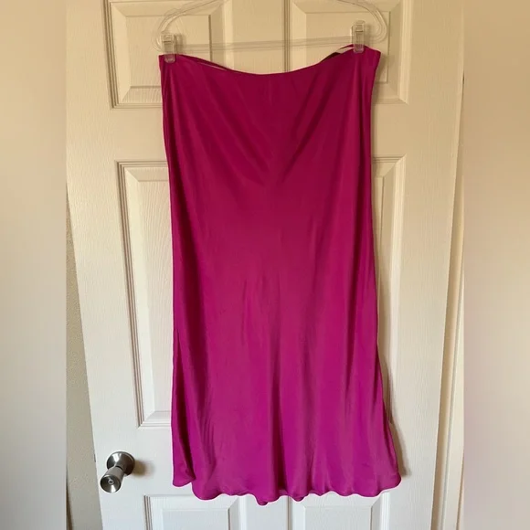 Anthropologie Tilda Midi Slip Skirt - Picture 4 of 6